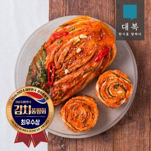 대복 포기김치 2kg+2kg (김치품평회 최우수상 농식품부장관 수상), 4kg, 1세트