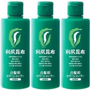 일본직발송 6. 퓨루 리시리 컬러 샴푸 블랙 200ml B00H9YZ4WE, 3개