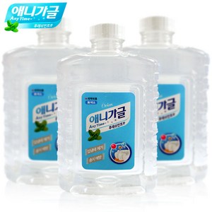 오릭스 무색소 애니가글 대용량 구강청결제, 1.5L, 3개