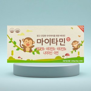 마이타민 마이타민업 약국정품 식욕증진 어린이면역 멀티비타민 60포 1박스, 60개, 20g