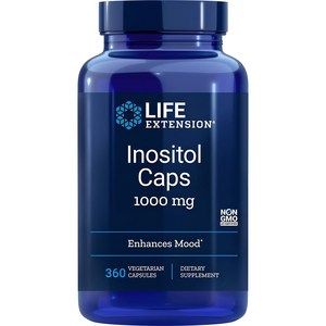 라이프익스텐션 이노시톨 1000mg 베지테리안 캡슐, 360정, 1개