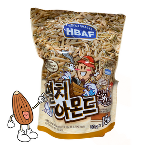 HBAF 바프 멸치아몬드 450g(30gx15입), 450g, 1개