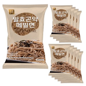 빼빼곤약 발효곤약메밀면200g x 10팩 (100g당 7kcal), 200g, 10개