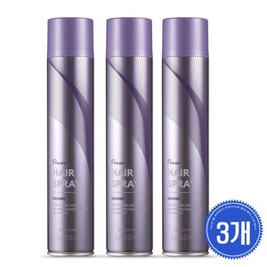 미샤 프로큐어 트랜스타일 홀딩 헤어 스프레이, 300ml, 3개