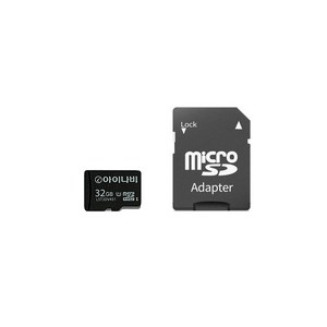 아이나비 정품 블랙박스 메모리카드 32GB MicroSD 벌크케이스 SD어댑터 포함, 아이나비 정품 microSD 32GB, 1개