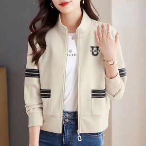 ZIGODAG 여성 캐주얼 집업 점퍼 심플한 디자인의 긴소매 자켓 ZKYYBQ52652