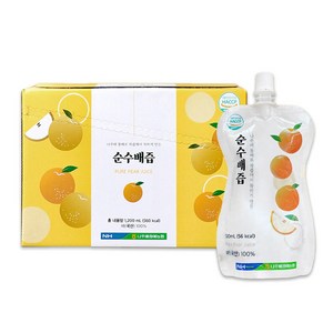 프리미엄 나주 순수배즙 100% 나주배 물없이 통째로 NFC 착즙 HACCP인증, 30개, 120ml