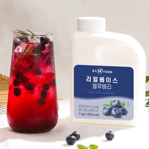 흥국 맘스 리얼베이스 블루베리 1kg 에이드, 1개