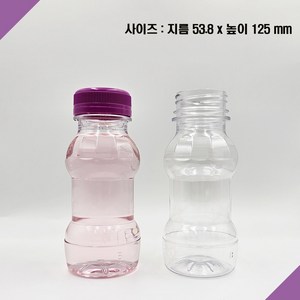 [보틀스] 150페트병 150미리 150ml 투명 페트병 주스병 플라스틱병 공병 소분병 작은병 소용량 미니병, 백색(38파이), 1개