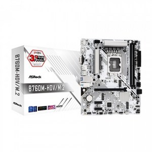 (포)ASRock B760M-HDV/M.2 D5 디앤디컴, 1개