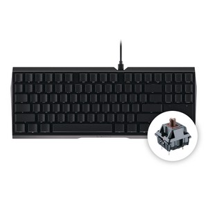 CHERRY 체리 키보드 MX BOARD 3.0S TKL 기계식 유선 텐키리스 게이밍 키보드 (4종 축 선택) / 공식 판매점, 갈축, G80-3876, 블랙