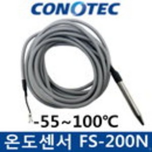 코노텍 온도조절기 온도컨트롤러 온도계 온도센서 온도 센서 FOX FS-200N FS200N NTC -50~100, 1개