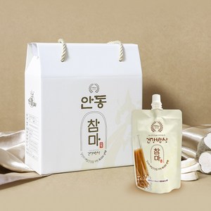 껍질 벗긴 국산 안동 참마즙 110ml 15포 고급스파우트형, 15개