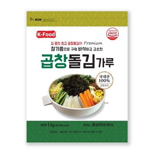 K-Food 케이푸드 곱창돌김가루 1kg, 4개