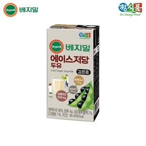 베지밀 에이스 저당 두유 190ml x 48팩, 48개