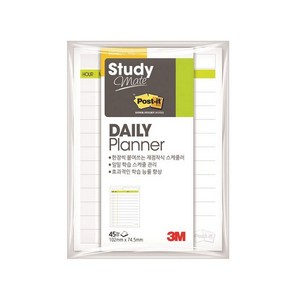 3M 포스트-잇® 스터디메이트 데일리 플래너(102x74.5mm 45매 5771), 선택완료