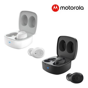 모토로라 모토버즈 100 완전 무선 블루투스 이어폰 MOTOBUDS100, 색상선택*블랙, 블랙{MOTOBUDS100-BK}