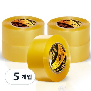 신일 대용량 박스테이프 100M * 48mm 5개