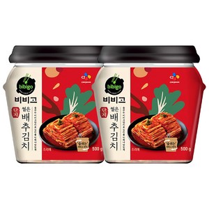 CJ 비비고 썰은배추김치 (용기) 300G, 2개