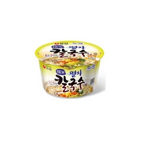 농심 멸치칼국수 사발 75g, 16개