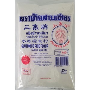 태국 찹쌀가루 GLUTINOUS RICE FLOUR 500g, 1개