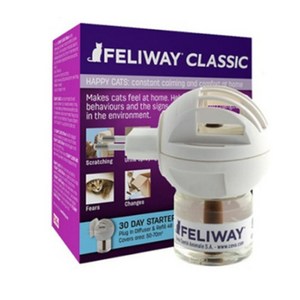 펠리웨이 팰리웨이 클래식 고양이 캣 전용 디퓨저 & 리필 스타터키트 스트레스완화 진정 feliway, 1세트