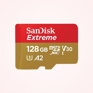 샌디스크 익스트림 마이크로 메모리카드 QXA1, 128GB, 1개