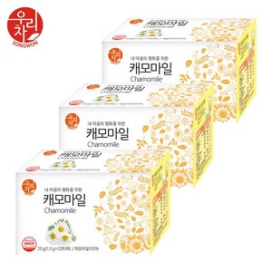 송원 캐모마일 20티백 3개, 20g, 20개입, 2개, 1g