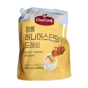 (무)쉐프원 정통허니머스타드드레싱 2kg, 2개