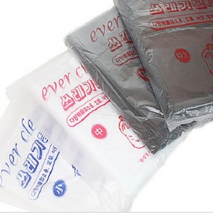 배접봉투 흰색 1호(30-40리터)100매 쓰레기봉투/재활용봉지 분리수거봉투, 1개, 30L
