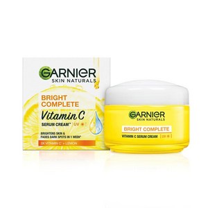 가르니에 Garnier Skin Naturals 데이 크림 브라이트닝 및 자외선 차단 기능 포함 브라이트 컴플리트 45g, 1개