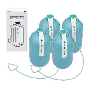 감성리빙 변기 세정 클리너, 4개, 250g