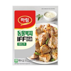 하림 IFF 한입쏙 닭가슴살 청양고추, 2개, 500g