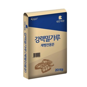 대한제분 강력밀가루 제빵전용분, 20kg, 1개