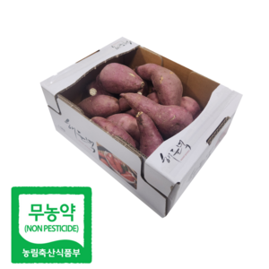 [가락시장 직송] 해들녘 무농약 고창 세척 꿀 고구마 특상품(120g~250g), 1개, 1.5kg