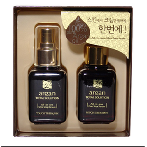 터치테라피 아르간 토탈솔루션 올인원 원스텝 세럼 50ml + 50ml 오일, 50g, 2개