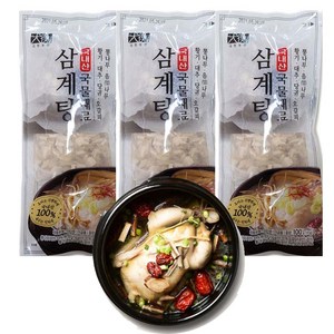 국산 한방 한약 삼계탕 재료 닭 오리 백숙 동의한약나라, 100g, 3개