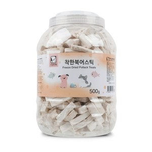 건강한펫 동결건조 북어스틱 대왕통 500g, 1개