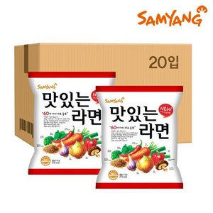 삼양 맛있는라면 115g, 20개