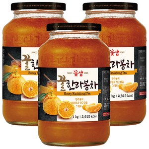 꽃샘식품 꿀한라봉차 1Kg, 3개, 1000g