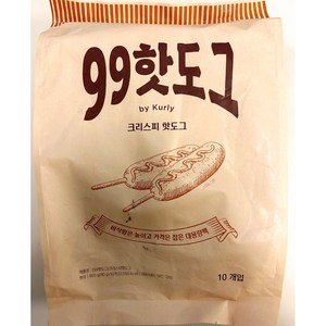 99핫도그 크리스피핫도그 쫄깃한, 1개, 800g