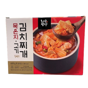 [코스트코] 왕애밥상 묵은지 고기 김치찌개 (4개입) 아이스박스포장 냉동식품, 2.4kg, 1박스