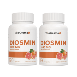 미국직배송 VitaCosmoX 디오스민 1000mg Best Diosmin 1000mg, 1개, 240정