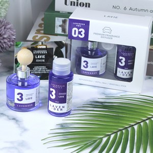 라비에 허브타임 차량용 기프트 세트 본품50ml +리필50ml, 라벤더, 1개