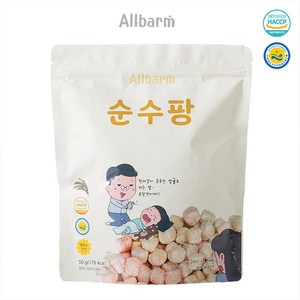 올바름 독도 쌀과자 종합상품, 1개, 순수팡, 50g