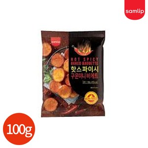 삼립 핫스파이시 구운 미니 바게트 100g, 16개