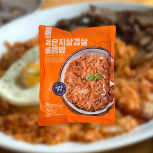 고슬고슬 간편한 엄지 묵은지 삼겹살 볶음밥 300g 맛있는 냉동볶음밥 가정간편식 간단한요리, 10개