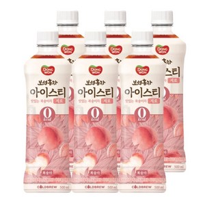 동원 보성홍차 아이스티 제로 복숭아, 500ml, 18개