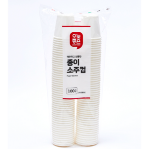 Only Price 종이 소주컵(70ML*100입) 소주컵, 1개, 1개