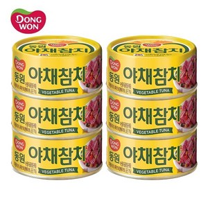 동원 야채참치, 90g, 6개